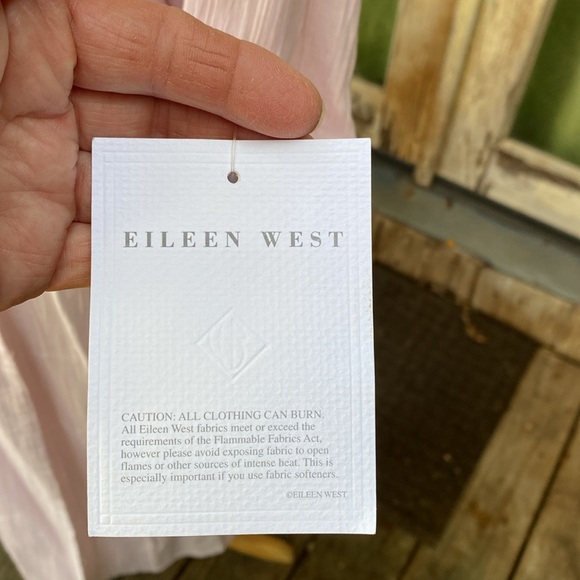 NWT 100% Cotton EILEEN WEST Robe in SZ L - Picture 10 of 12